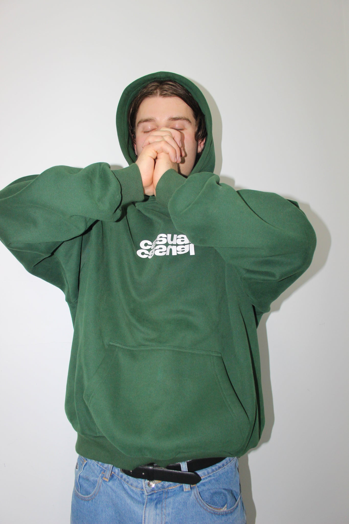 Green Logo Hoodie