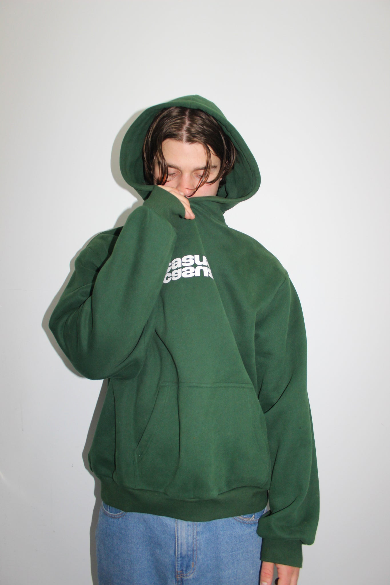 Green Logo Hoodie