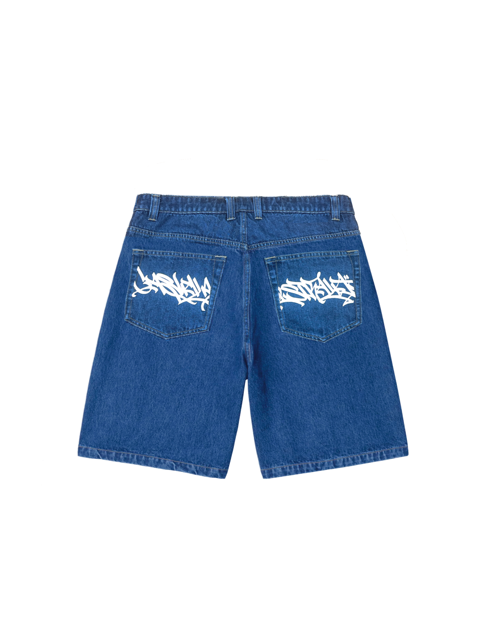 Handstyle Denim Shorts